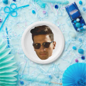 Custom Face Cutout Bachelorette Party Verjaardag Papieren Bordje (Feest)