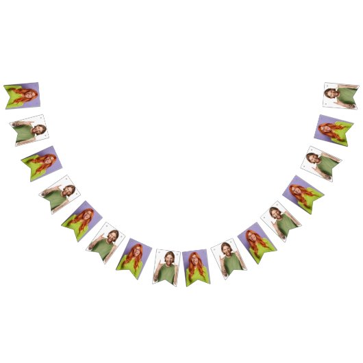 Custom Face Funny Bride en bruidegom Gepersonalise Vlaggetjes (Alle)