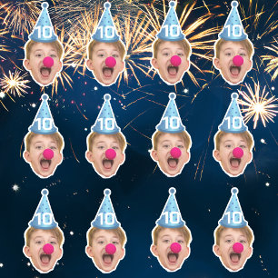 Custom Face Party Pet Gepersonaliseerde verjaard Sticker