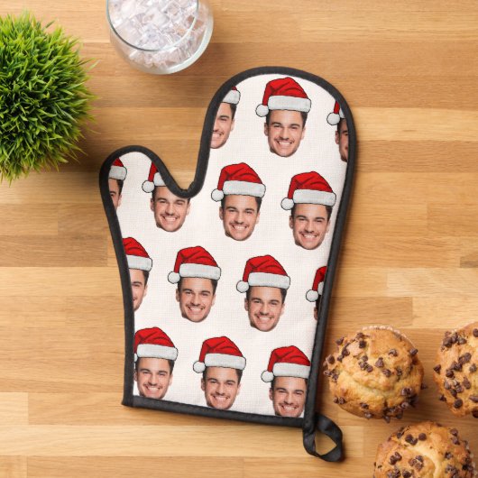 Custom Face Photo Santa Hat Christmas (De haut en bas)