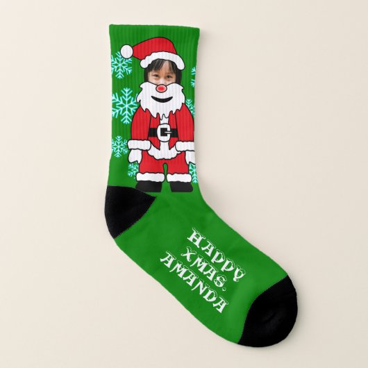 Custom face Santa Claus photo and text (Droite extérieur)