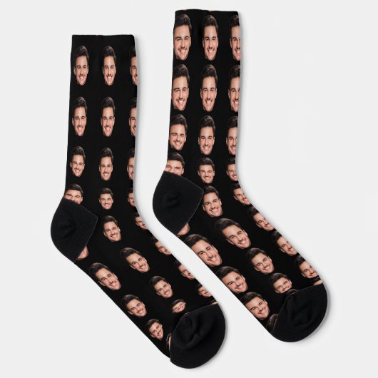  Custom Face Socks, Personalized Photo Picture Sokken (Rechts)