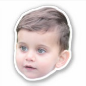 Custom Face Sticker | Gezicht- en fotolabel (Voorkant)