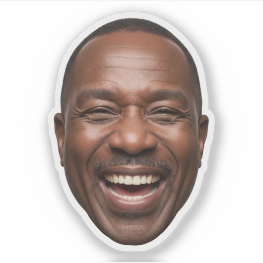 Custom Face Sticker – Grappige gepersonaliseerde f (Voorkant)