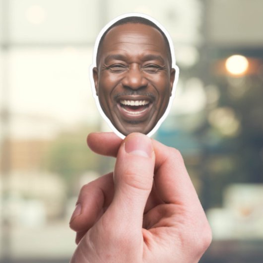 Custom Face Sticker – Grappige gepersonaliseerde f