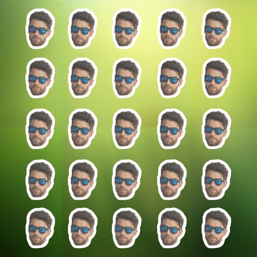 Custom Face Stickers Personalized 20 Photos Face
