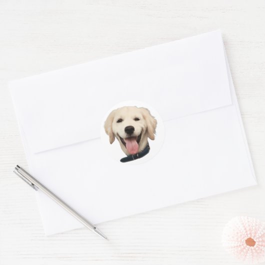 Custom Face Stickers Personalized Dog Face Photo (Enveloppe)