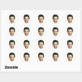 Custom Face Stickers Personalized Face Photo (Feuille)