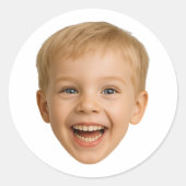 Custom Face Stickers Personalized Face Photo (Devant)