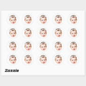 Custom Face Stickers Personalized Face Photo (Feuille)