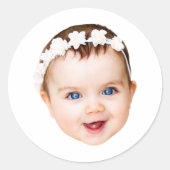 Custom Face Stickers Personalized Face Photo (Devant)