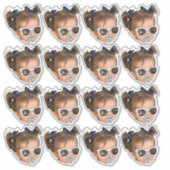 Custom Face Stickers Personalized Face Photo (Devant)