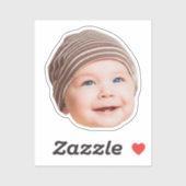 Custom Face Stickers Personalized Face Photo (Feuille)