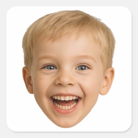 Custom Face Stickers Personalized Face Photo (Devant)