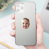 Custom Face Stickers Personalized Face Photo (Telefoon)