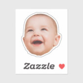 Custom Face Stickers Personalized Face Photo (Feuille)