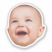 Custom Face Stickers Personalized Face Photo (Recto)