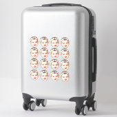 Custom Face Stickers Personalized Face Photo (Sur valise)