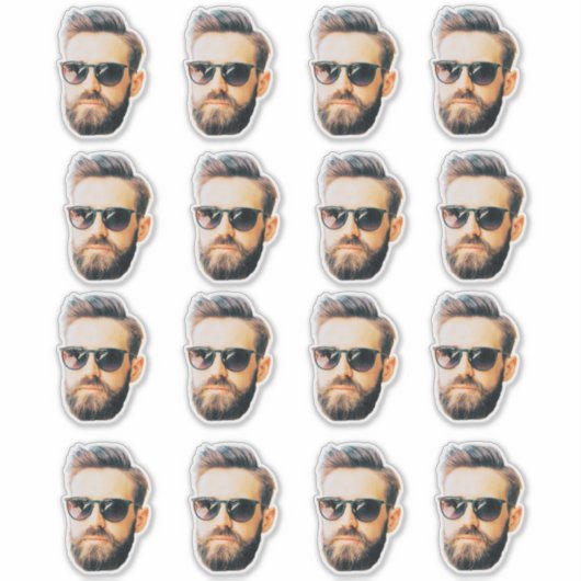 Custom Face Stickers Personalized Face Sticker (Devant)