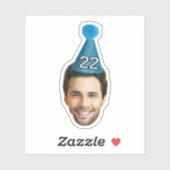 Custom Face Stickers Personalized Photo Face (Feuille)