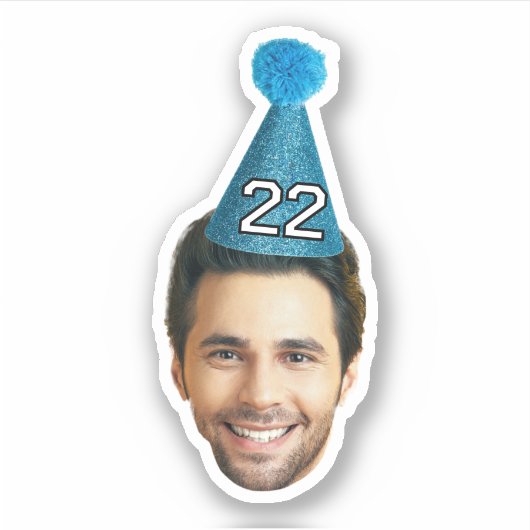 Custom Face Stickers Personalized Photo Face (Devant)