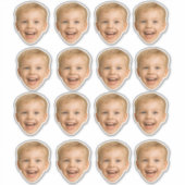 Custom Face Stickers Personalized Photo Face (Devant)
