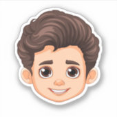 Custom Face Stickers Personalized Picture Logo (Devant)