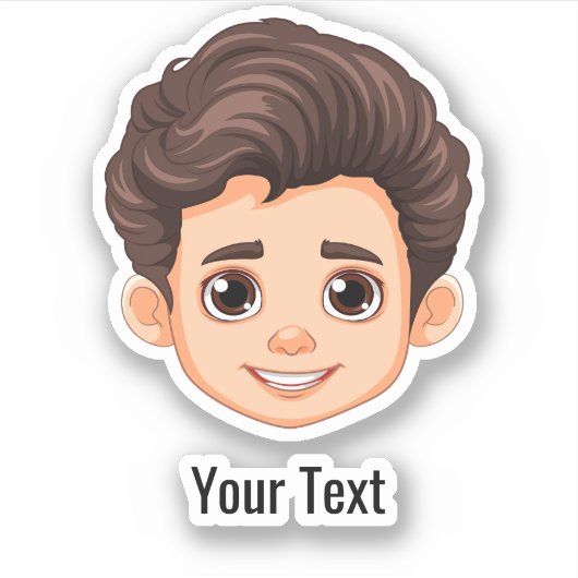 Custom Face Stickers Personalized Picture Logo (Devant)