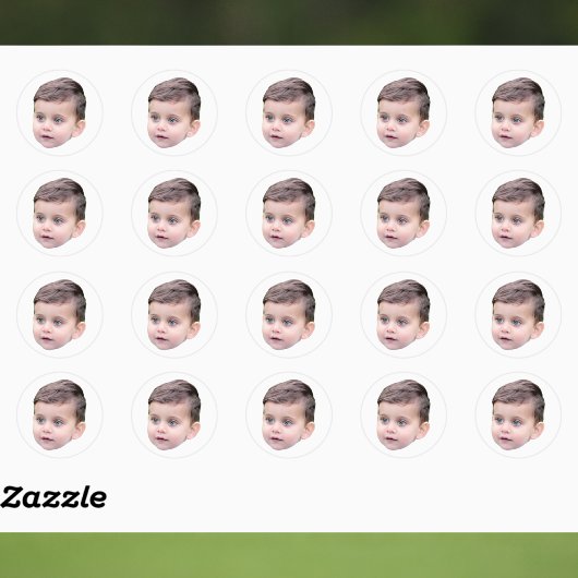 Custom Face Stickers Personalized Picture Photo