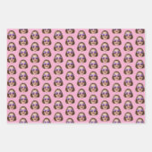 Custom Face Wrapping Paper | Custom Face Gift Wrap (Voorkant)