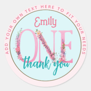 Custom Fairy Roze Prinses Sprookje Fairycore Ronde Sticker
