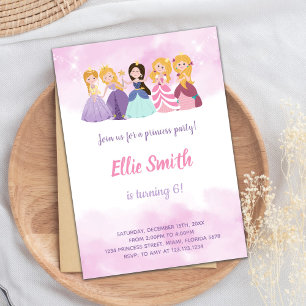 Custom Fairy Tale Verjaardag Kaart voor Meisjes