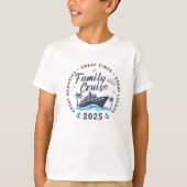 Custom Family Cruise Group Matching Cruise Trip T-shirt (Voorkant)