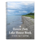 Custom Family Lake House Notitieboek (Voorkant)
