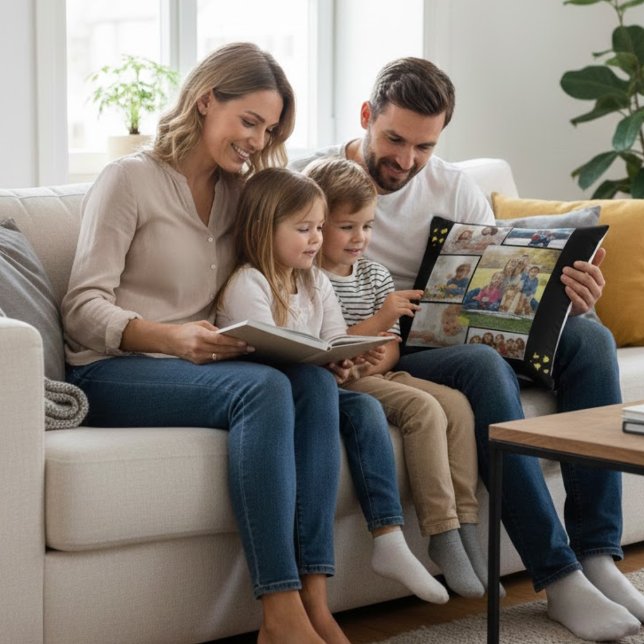 Custom Family Memories Cushion Cover Kussen (Creator heeft geüpload)