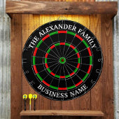 Custom Family Name Personalized Dartbord