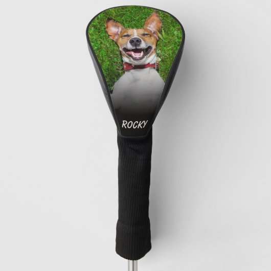 Custom Family Pet Photo Golfheadcover (Voorkant)