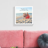 Custom Family Photo Canvas – Vakantie Motivatie (Insitu (Woonkamer))