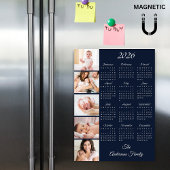 Custom Family Photo Collage 2026 Calendar Magnet