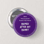 Custom Family Reunion Award Ronde Button 5,7 Cm (Voorkant /achterkant)