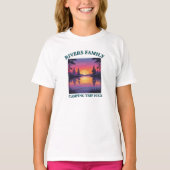 Custom Family Reunion Camping By The Lake T-Shirt (Devant)