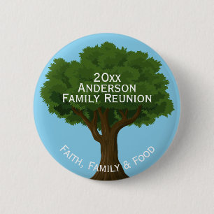 Custom Family Reunion Souvenir Ronde Button 5,7 Cm