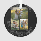 Custom FAMILY Script One Photo Keepsake Ceramic Ba (dos)