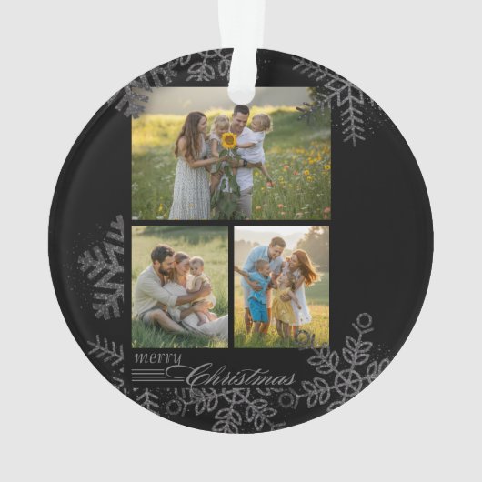 Custom FAMILY Script One Photo Keepsake Ceramic Ba (dos)