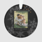 Custom FAMILY Script One Photo Keepsake Ceramic Ba (devant)