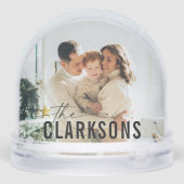 Custom Family Snow Wereldbol Sneeuwbol (Achterkant)