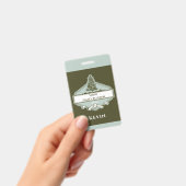 Custom Family Tree Logo Reunion Name Badge (Manuel / portable)