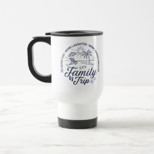 Custom Family Trip Groep Matching Beach Vakantie Reisbeker
