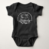 Custom Family Trip Groep Matching Beach Vakantie Romper (Voorkant)