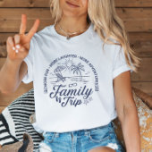 Custom Family Trip Groep Matching Beach Vakantie T-shirt